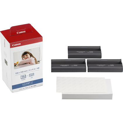 Canon KP-108IN Color Ink/Paper Set Canon KP-108IN Color Ink/Paper Set